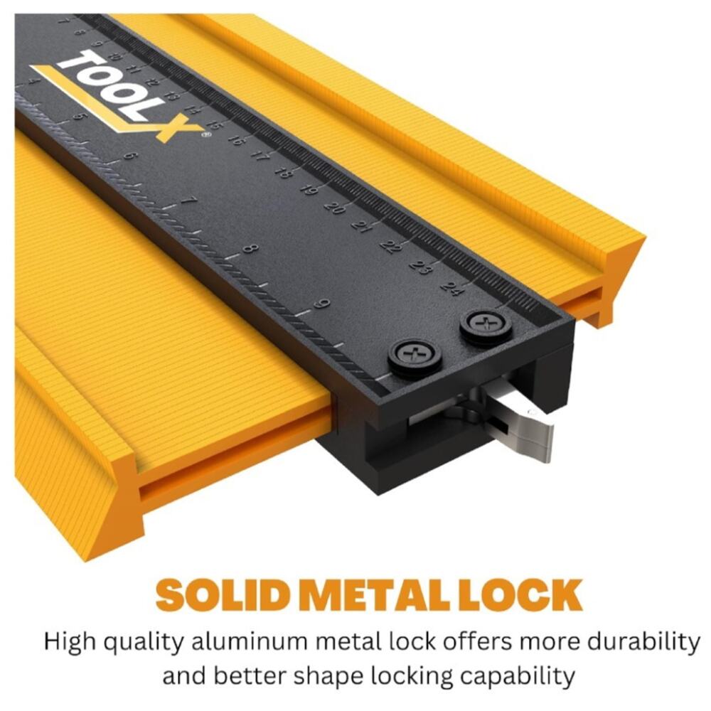 Contour Gauge Tool (5+10 Inch Lock)- Birthday Day Gifts for Men 2025, - Picture 3 of 7